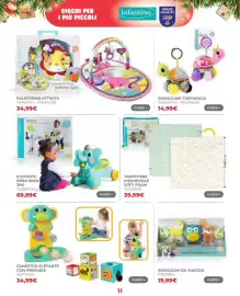 Volantino Toys Center Pagina 13: Tappetone pieghevole soft foam €39,99, Infantino Elefante primi passi 3in1 €69,99