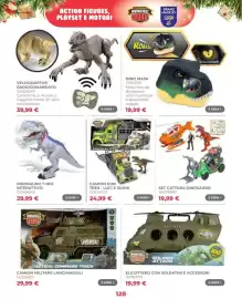 Volantino Toys Center Pagina 130: Camion con T Rex - luci e suoni €24,99, Set cattura dinosauro €19,99