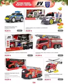 Volantino Toys Center Pagina 140: Motor.co City Defender €29,99, Camion vigili del fuoco luci e suoni €24,99