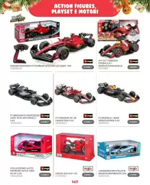 Volantino Toys Center Pagina 149: Moto Ducati 1:12 €147,00, Radiocomando F1 Ferrari SF23 #16 Leclerc 1:10 €14,65