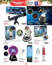 Volantino Toys Center Pagina 168: Telescopio Astronomico €34,99, Micr Planet Colla Magica 5 Insetti €14,99