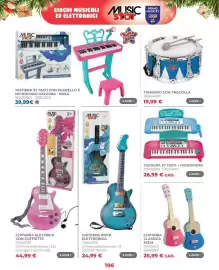 Volantino Toys Center Pagina 198: Tastiera 37 tasti + microfono €26,99, Tamburo con tracolla €19,99