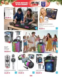 Volantino Toys Center Pagina 201: Wireless Speaker €37,99, Microfono karaoke iDance €24,99