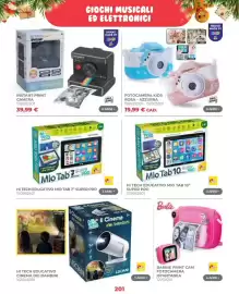 Volantino Toys Center Pagina 203: Fotocamera kids rosa - azzurra €19,99, Instant Print Camera Crea Mania €39,99
