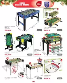 Volantino Toys Center Pagina 217: Tavolo multigioco 5 in 1 €179,00, Calcetto pieghevole €179,00