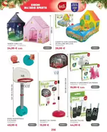 Volantino Toys Center Pagina 218: Tenda con luci €24,99, Country House Casetta con giardino €39,99