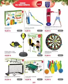 Volantino Toys Center Pagina 219: Table 4 games €19,99, Bersaglio freccette magnetico €17,99