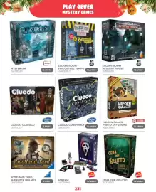 Volantino Toys Center Pagina 233: Cluedo Conspiracy €14,99, Scream €231,00