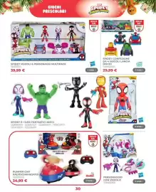 Volantino Toys Center Pagina 32: Spidey confezione da 4 veicoli lancia dischi €29,99