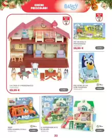 Volantino Toys Center Pagina 34: Set veicoli e personaggi €29,99, Il supermercato di Bluey €32,00