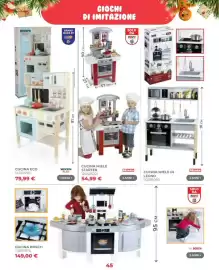 Volantino Toys Center Pagina 47: Cucina Eco Wood'n Play €79,99, Cucina Miele Starter €54,99