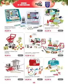 Volantino Toys Center Pagina 50: Valigetta del dottore €29,99, Carrello spesa con frutta €19,99