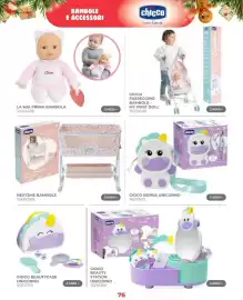 Volantino Toys Center Pagina 78: Chicco Next2Me Bambole €15,49, Gioco beauty station unicorno €76,00