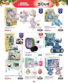 Volantino Toys Center Pagina 84: Karaoke portatile Stitch €34,99, Sveglia digitale Liviooc €15,99