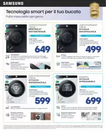Volantino FreeShop Pagina 10: Asciugatrice Ai-Control €699,00, Lavatrice EcoDosatore BESPOKE AI €649,00