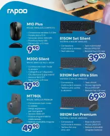 Volantino FreeShop Pagina 15: Mouse wireless premium MT760L €49,90, M300 Silent Mouse Wireless Multi-Mode €19,90
