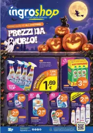 Volantino Ingroshop Pagina 1: Nelson Detersivo piatti €3,99, ACE Sgrassatore Spray €1,69