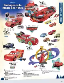 Catalogue JouéClub page 9: ©Disney/Pixar PIXAR Partageons la Magie des Fêtes Carrera SPEED ARENA INCL FONCTION TURBO Reteza