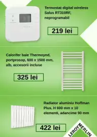 Catalog Leroy Merlin Pagină 3: Salus termostat digital wireless RT310RF €219,00, Hoffman radiator aluminiu Plus €422,00
