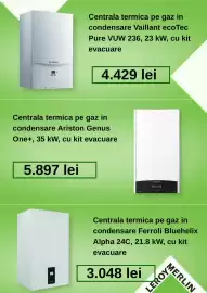 Catalog Leroy Merlin Pagină 5: Vaillant ecoTec Pure VUW 236 €4.429,00, Ariston Genus One+ €5.897,00