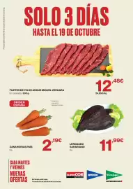 Catálogo Supercor Página 1: Lenguado sahariano €11,99, Origen - zanahorias país €2,19