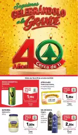 Folleto SPAR Gran Canaria Página 1: Guaraná - bebida energética €1,19, Hellmann's - mayonesa €1,50