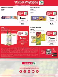 Folleto SPAR Gran Canaria Página 4: Marina - chips platanitos €0,90, Milka - chocogalleta €3,79