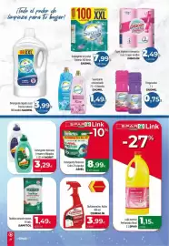Folleto Spar La Palma Página 17: Disiclin papel higiénico compacto rosa €2,49, Spar lejía normal perfumada floral €1,15