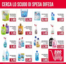 Volantino Famila Market Pagina 14: Selex Casa Bella Sgrassatore Marsiglia €1,49, Selex Casa Bella Fogli Assorbicolore €2,49