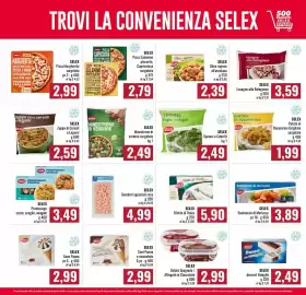 Volantino Famila Market Pagina 7: SELEX Cono panna cioccolato €2,99, SELEX Spinaci a Cubetti €2,49