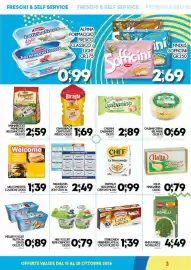 Volantino Enne Market Pagina 3: Müller yogurt frutta 0% grassi €0,89, Sterilgarda merendix latte al cacao €1,39