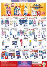 Volantino Migro Pagina 24: Vernel ammorbidente €2,19, Napisan Detersivo liquido igienizzante classico €2,10
