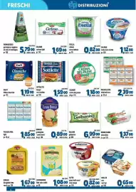 Volantino Del Prete Distribuzioni Pagina 4: Sottilette burger con cheddar €1,59, Kraft fettine classiche €1,19