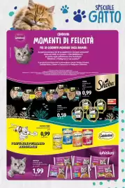 Volantino Famila Superstore Pagina 5: Catisfactions snack gatto assortito €0,99