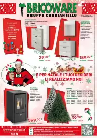 Volantino Bricoware Pagina 1: Stufa King €599,00, Scarpiera 3 ante €29,90