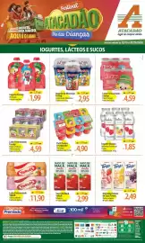 Folheto Atacadão semana 42 Página 1: Frutap - leite fermentado €4,59, Yakult - alimento a base de soja €3,29