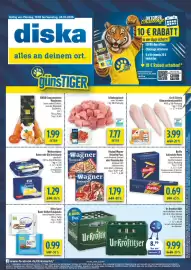 Diska Prospekt woche 43 Seite 1: Weihenstephan Butter €1,29, Gut & Günstig Hähnchenbruststümpfe €3,99