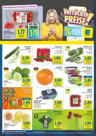 Diska Prospekt woche 43 Seite 4: Spitzpaprika rot €1,99, EDEKA Bio Zucchini €1,49
