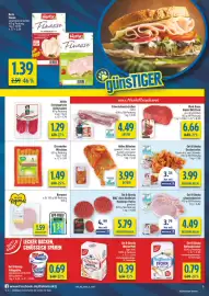 Diska Prospekt woche 43 Seite 6: Schweinebauchscheiben natur €4,49, Block House Rinder Hüft-Steak €6,66