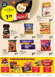 CITTI Markt Prospekt woche 42 Seite 20: Cadbury Milchschokolade €3,99, Elephant Pretzel Pieces €1,49