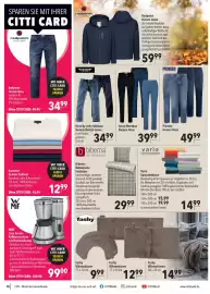 CITTI Markt Prospekt woche 42 Seite 22: Biberna Bettwäsche Feinbiber €29,99, Anna Montana Damen Hose €39,99