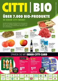 CITTI Markt Prospekt | Bio Seite 1