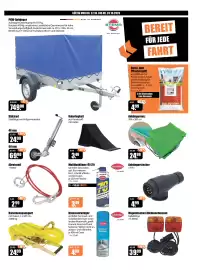 V Baumarkt Prospekt woche 43 Seite 3: Streu- und Pflastersplitt BAUSTOFF €4,99, PKW-Anhänger STEMA €749,00