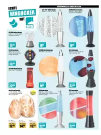 V Baumarkt Prospekt woche 43 Seite 4: LED-RGB-Wolkenlampe €9,99, LED-Lavalampe €22,99