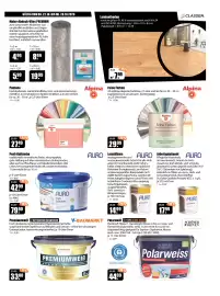 V Baumarkt Prospekt woche 43 Seite 5: AURO Leinölfirnis €14,99, Alpina Feine Farben €29,99