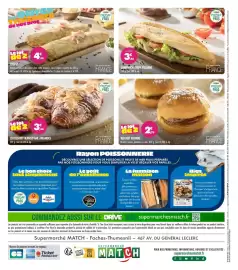 Catalogue Match semaine 43 page 4: MATCH Croissant frangipane amandes €3,50, BEIGNET FOURRÉ €2,75