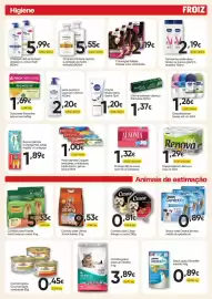 Folheto Froiz Página 7: Snack cães Dentalife mini €0,89, Coloração Palette intense color variedade €2,19