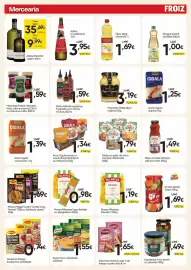 Folheto Froiz Página 10: Espetadas froiz doces ou picantes €1,49, Feijão ou grão-de-bico Compal cozido lata €1,79