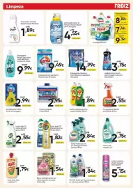 Folheto Froiz Página 18: Gel wc ambi-pur flores brancas ou menta e jasmim €1,84, Lava-loiças super pop €1,89