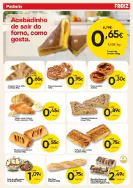 Folheto Froiz Página 6: Broa de milho escura ou amarela €1,09, Pão Gran Reserva €0,75